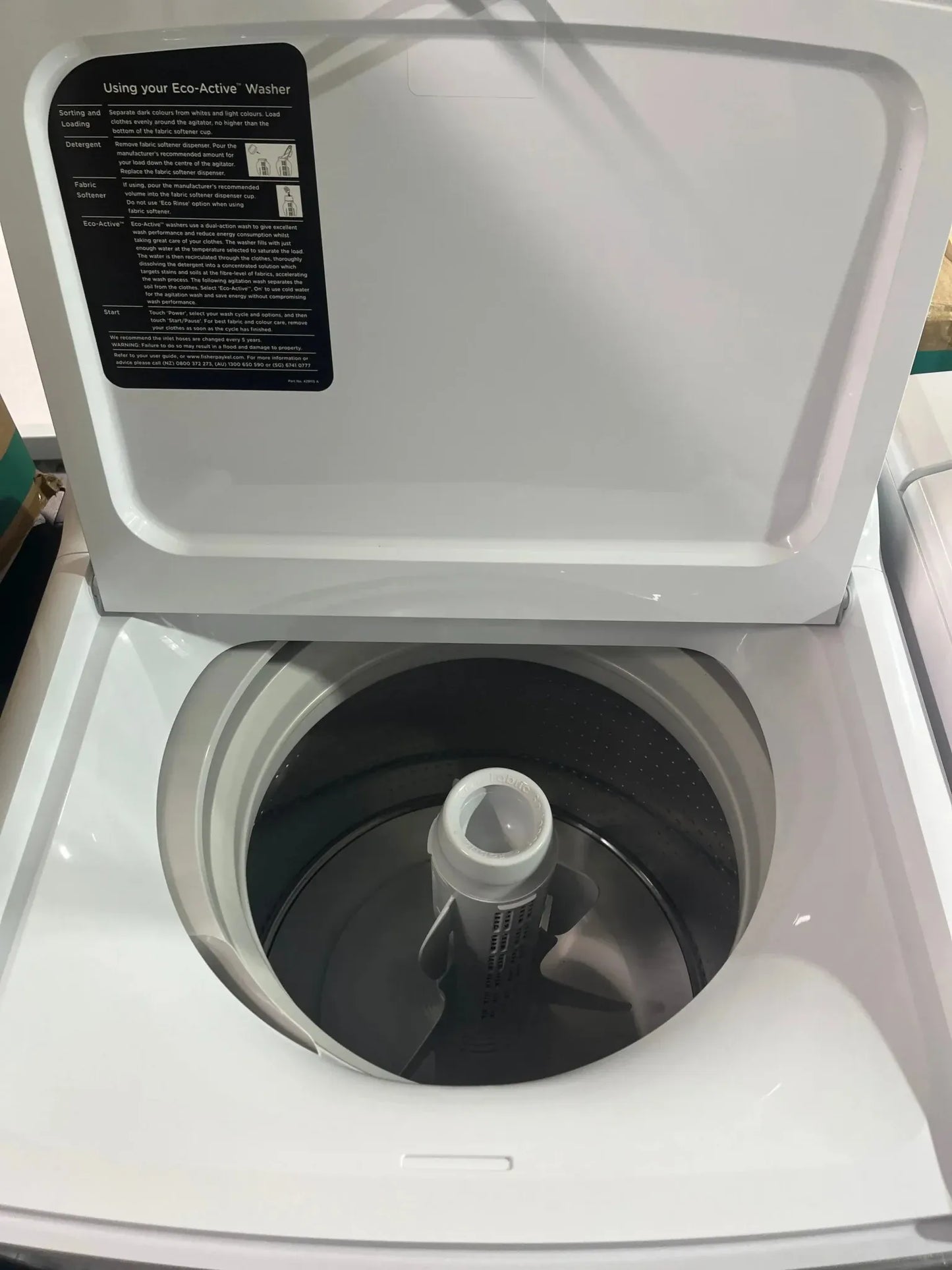 Refurbished fisher and paykel 8.5 kgs washing machine