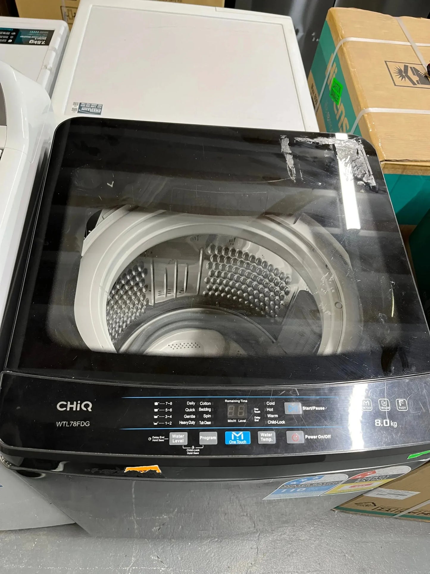 Refurbished Chiq 8 kgs washing machine