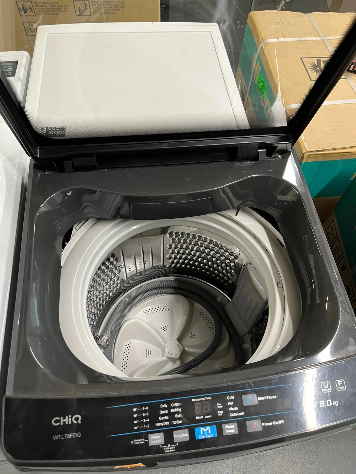 Refurbished Chiq 8 kgs washing machine